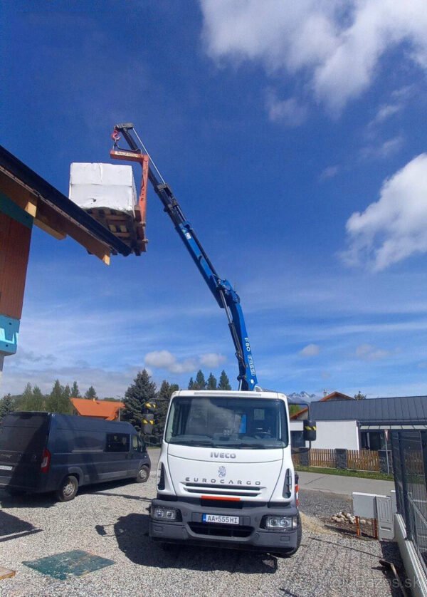 Camion Iveco EuroCargo 2005 avec Grue Hydraulique Fassi 80 – Image 7