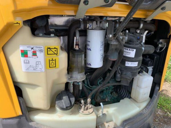 Mini pelle Volvo ECR25D 2020 - Tiltrotateur Engcon - Remorque - 3 Godets – Image 13