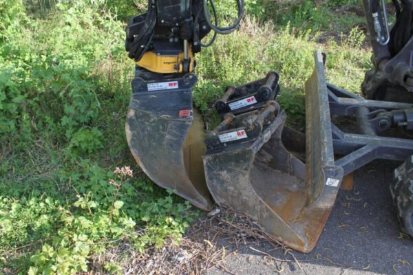 Mini pelle Volvo ECR25D 2020 - Tiltrotateur Engcon - Remorque - 3 Godets – Image 3