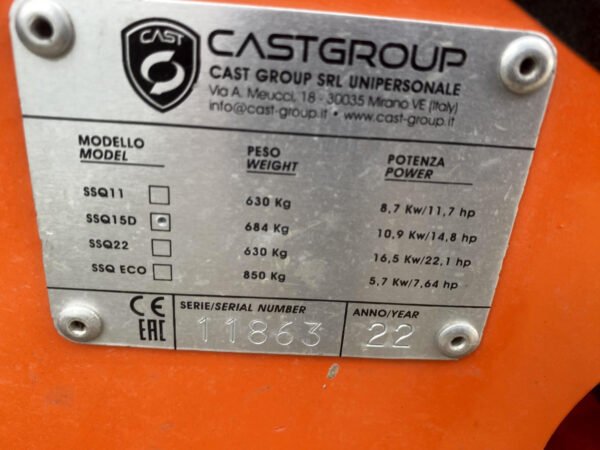 Porte-Outils Worky Quad SSQ15D – 2022 + 1 Godet – Image 7
