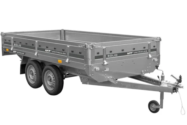 Remorque double essieu UNITRAILER SOLID 300/2